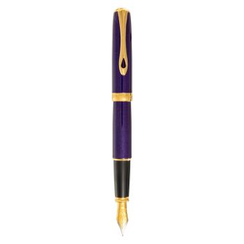 Preview: Diplomat Füllhalter Excellence A² violet rain gold